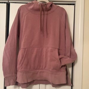 Athleta Pink Hoodie Sweatshirt